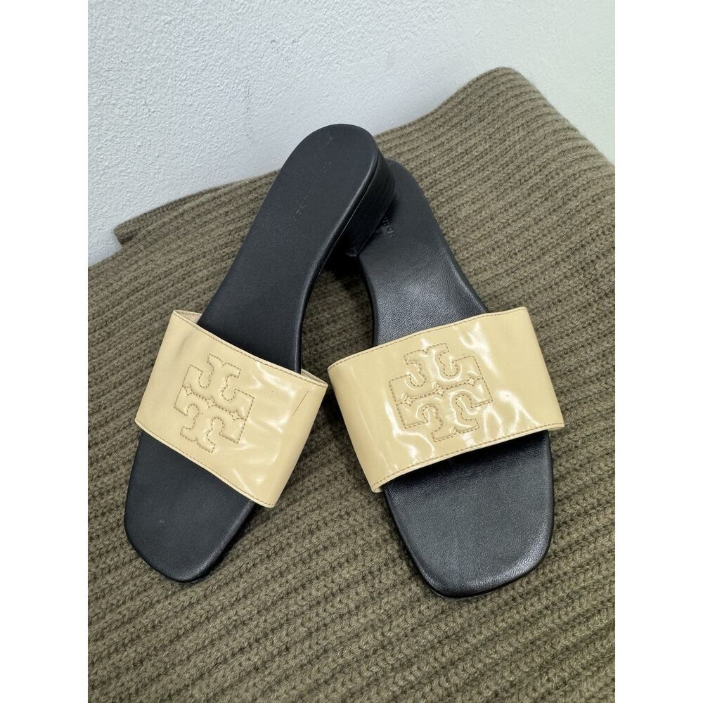 Tory Burch leather slide sandal size 8m (sh100thrifty